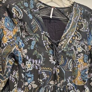 Free People Floral Paisley Tunic